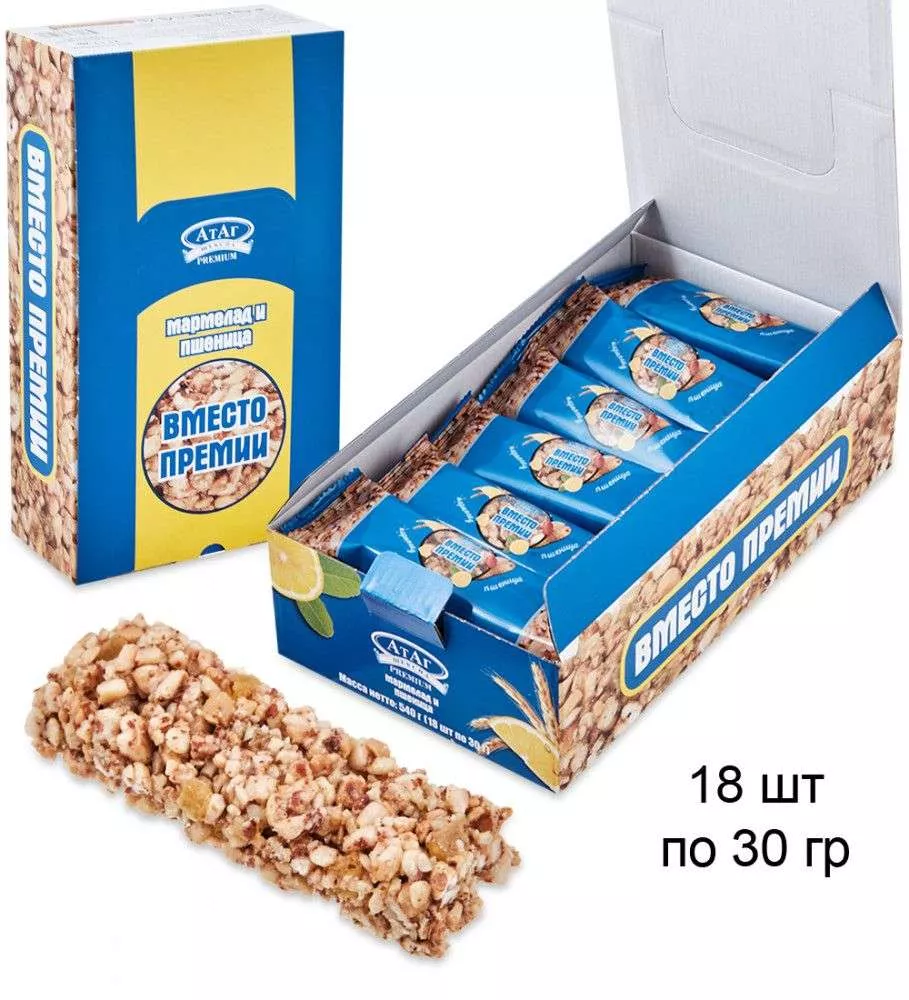 Мюсли марм-пшеница Вместо премии 18*30 гр