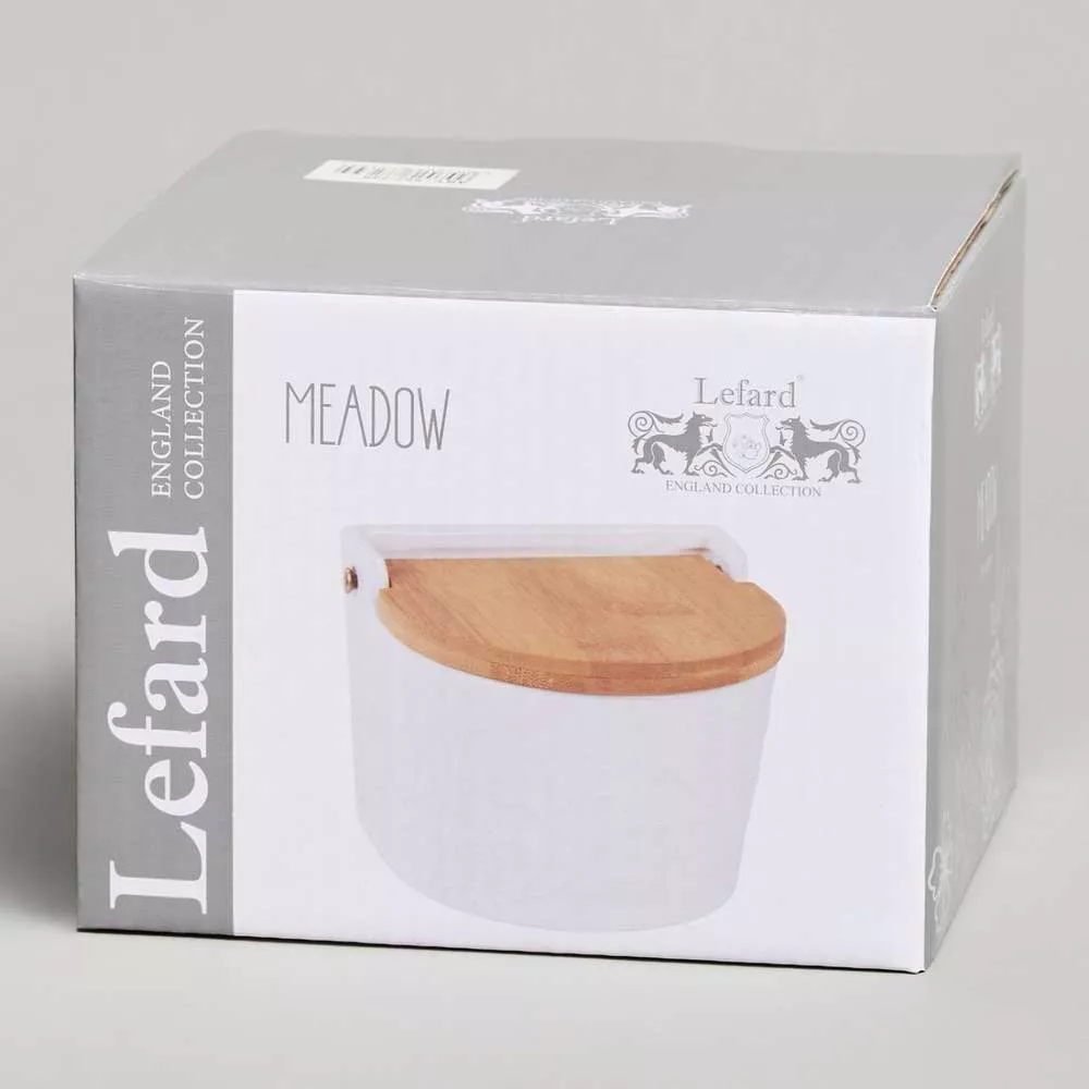 Банка для соли с деревянной крышкой Meadow