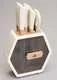 Набор ножей на пластиковой подставке, 7 предметов
