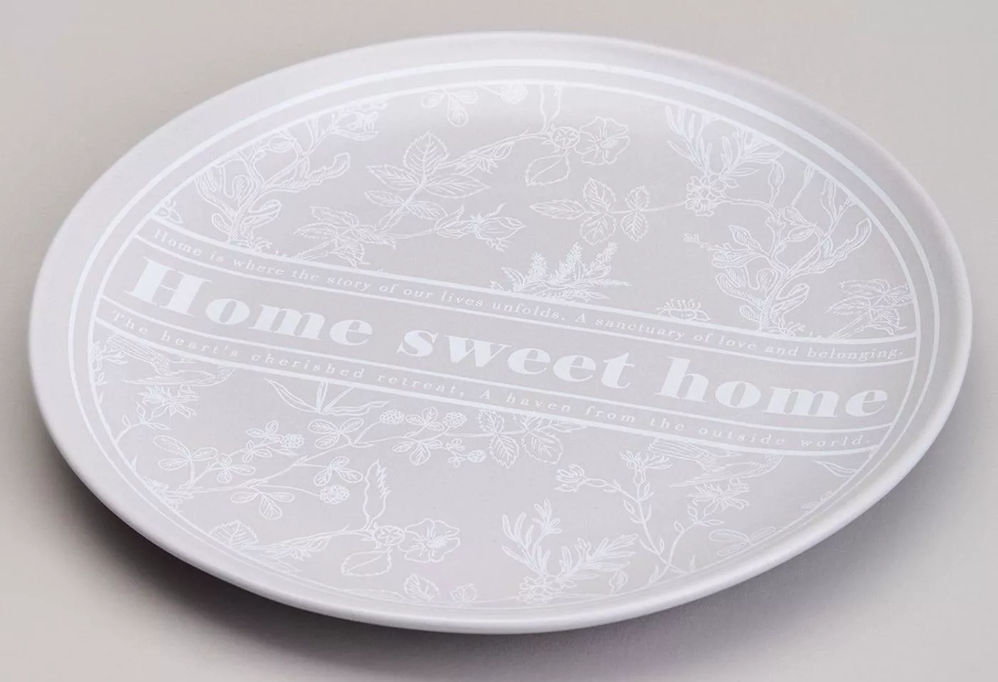 Набор посуды 3 предмета Sweet Home серый