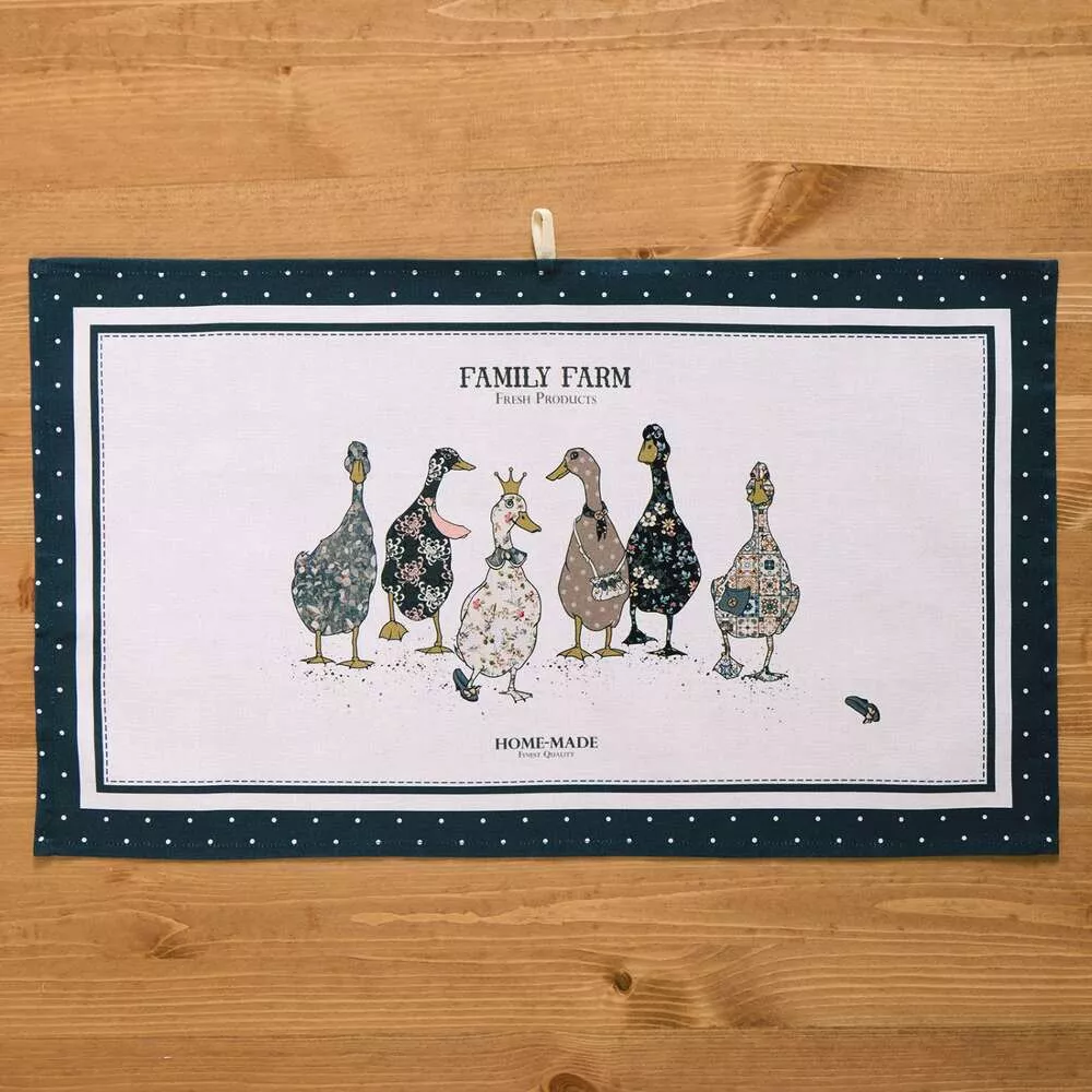 Набор из 2-х полотенец Family farm синий