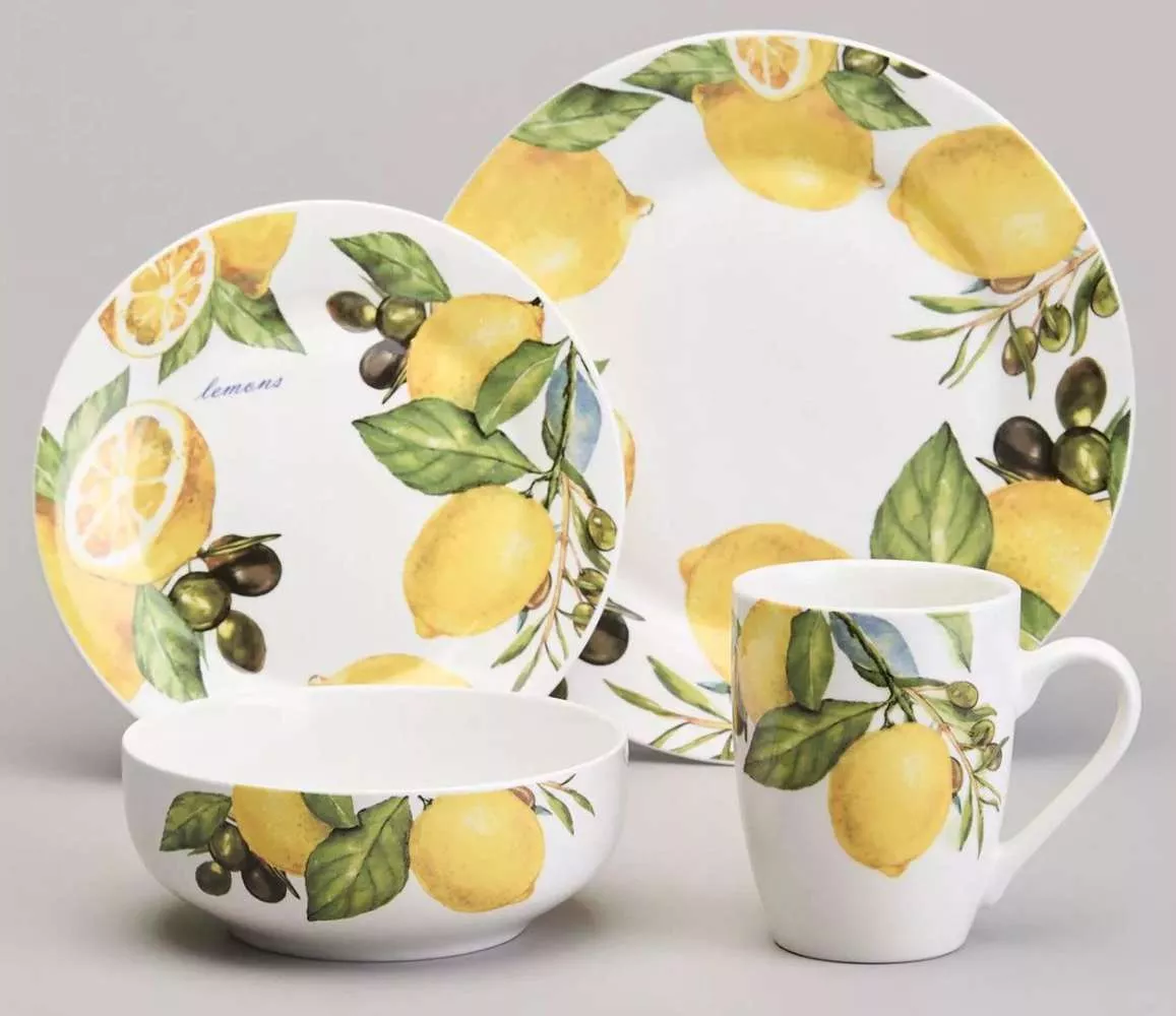 Набор посуды обеденный Lemon Tree