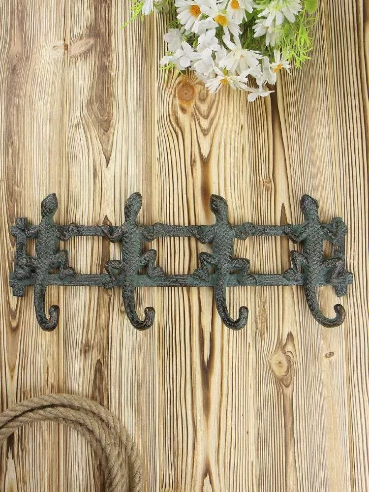 Вешалка настенная Ящерки 4 крючка