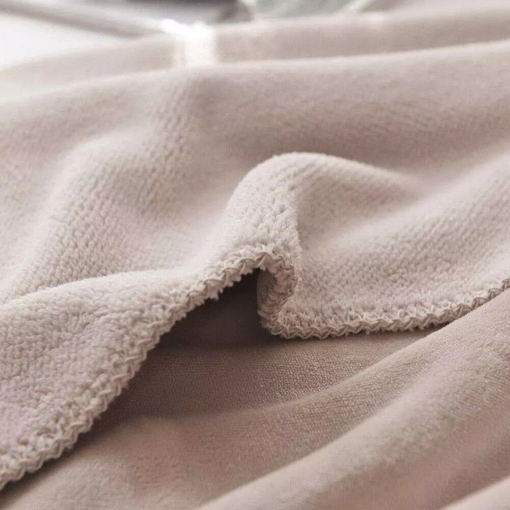 Плед двусторонний София (беж)