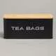 Банка для чайных пакетиков TEA BAGS черная