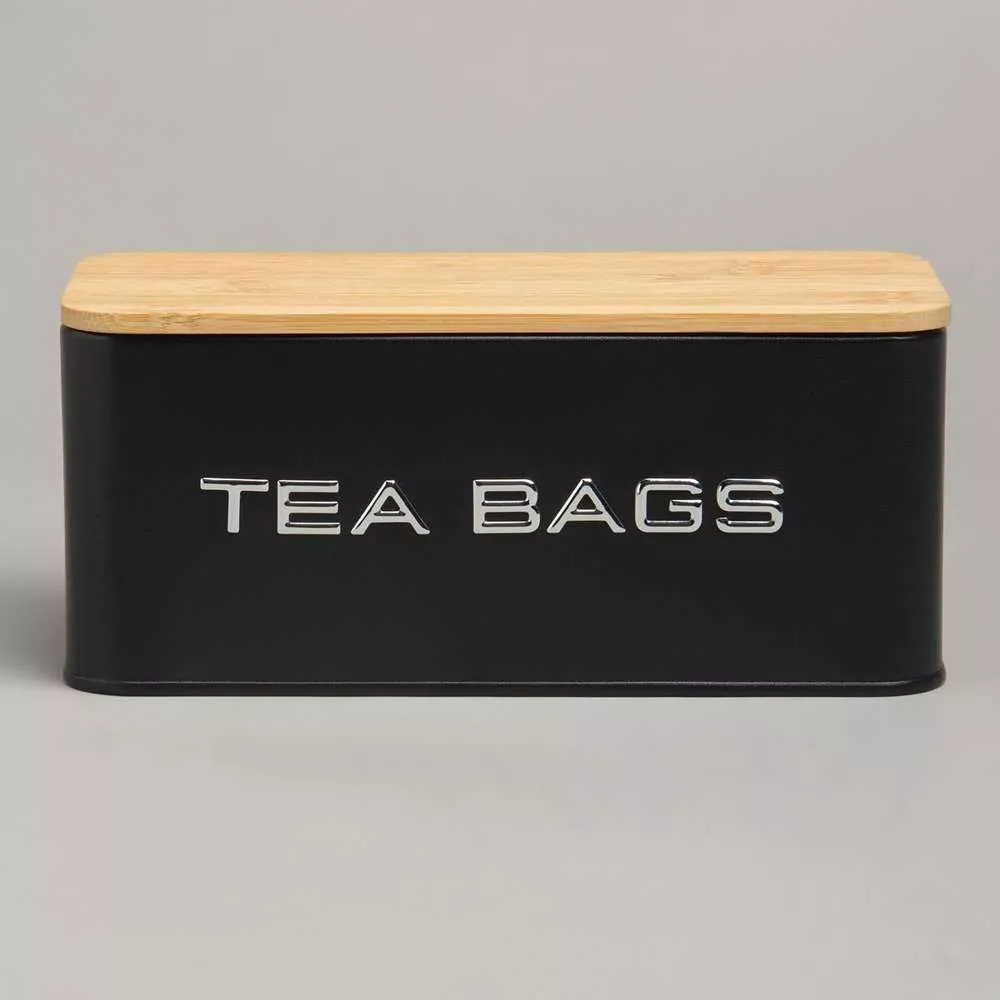 Банка для чайных пакетиков TEA BAGS черная