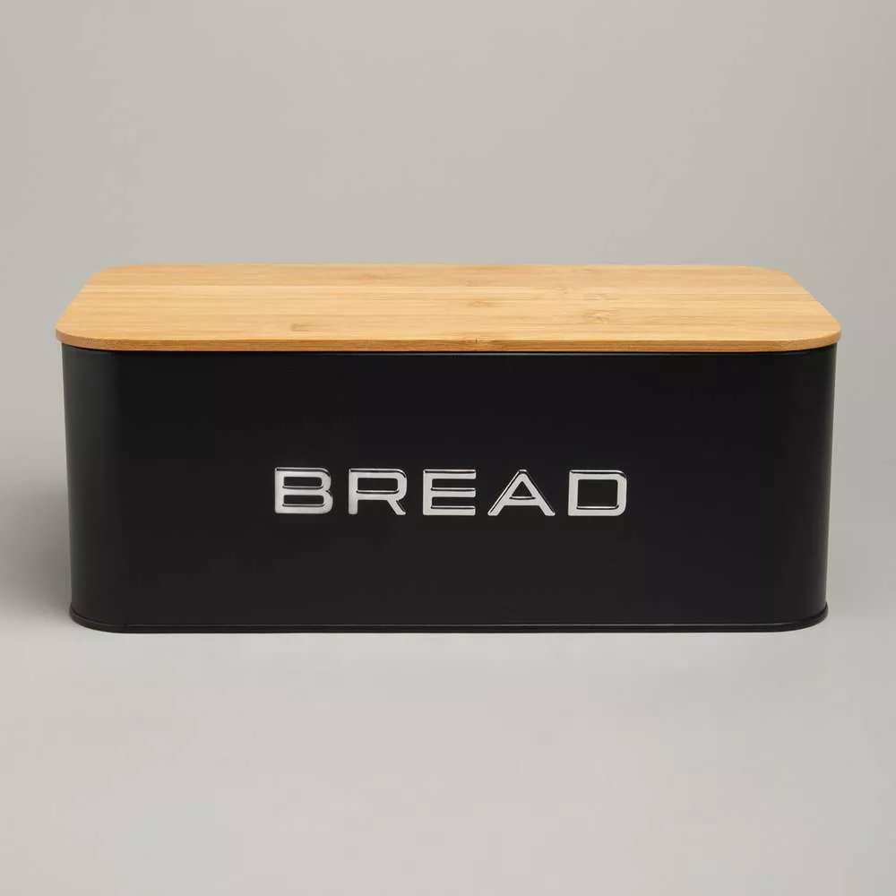 Хлебница BREAD черная