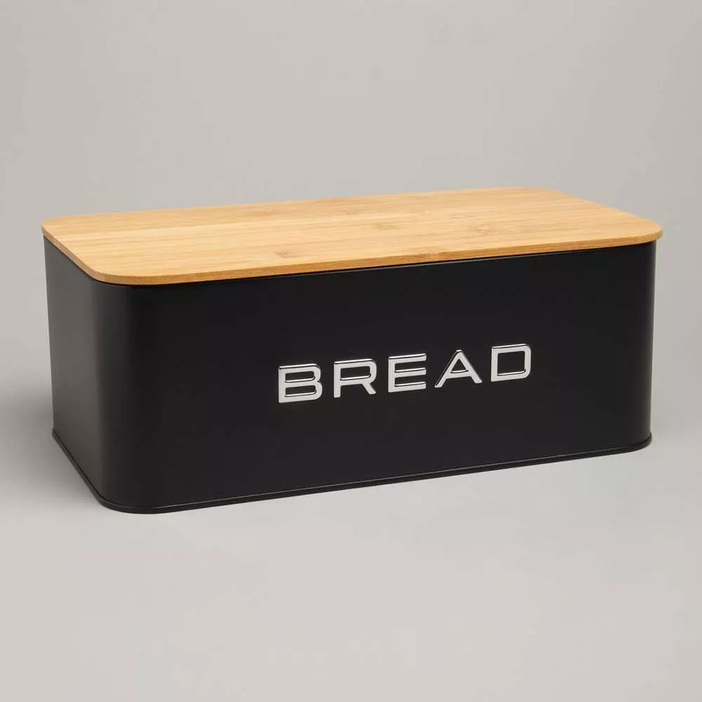 Хлебница BREAD черная