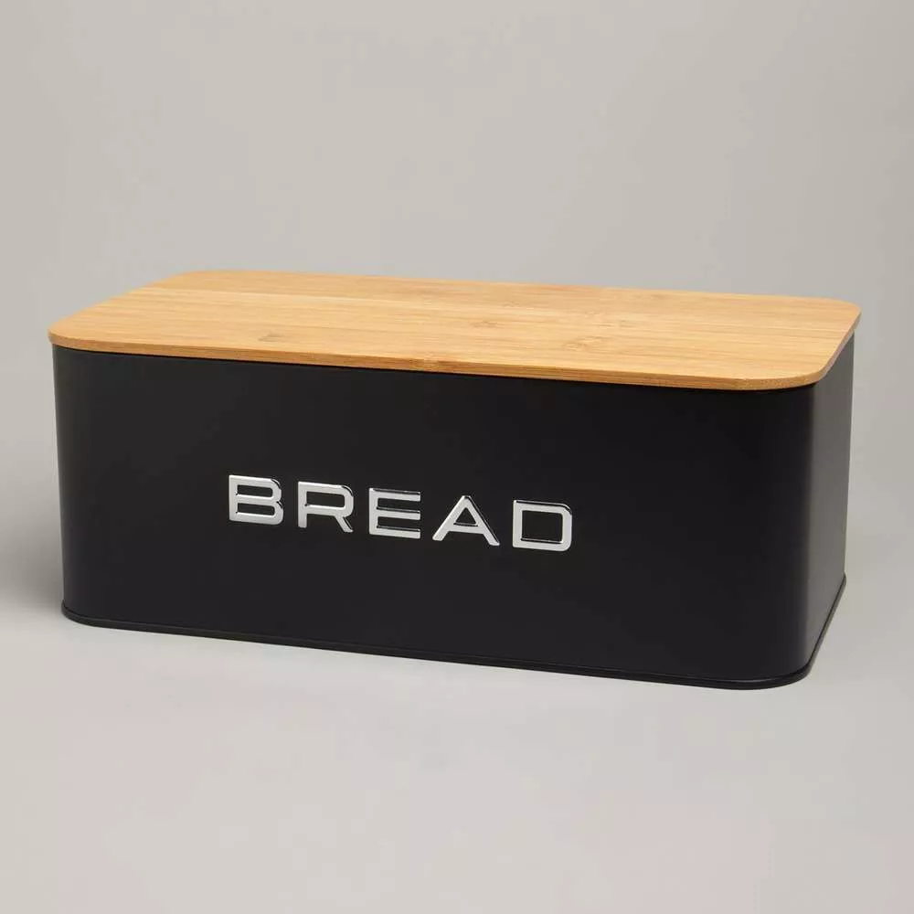 Хлебница BREAD черная