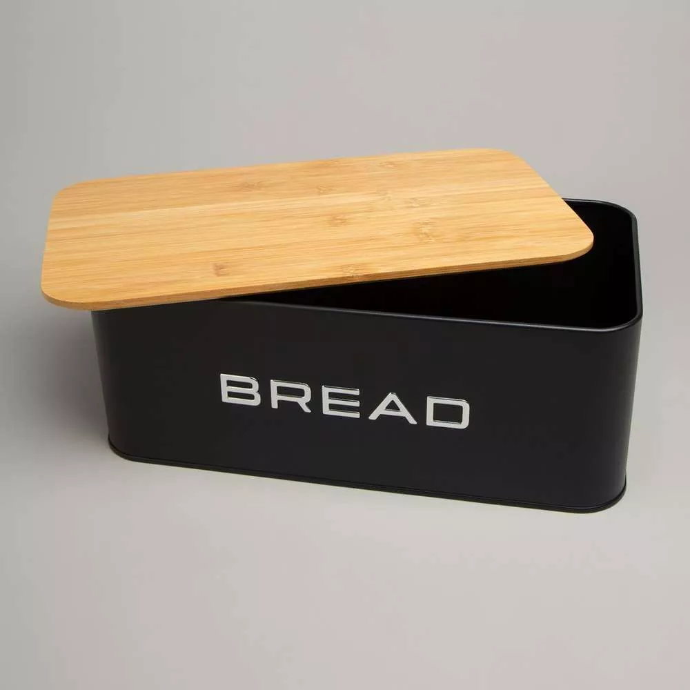 Хлебница BREAD черная