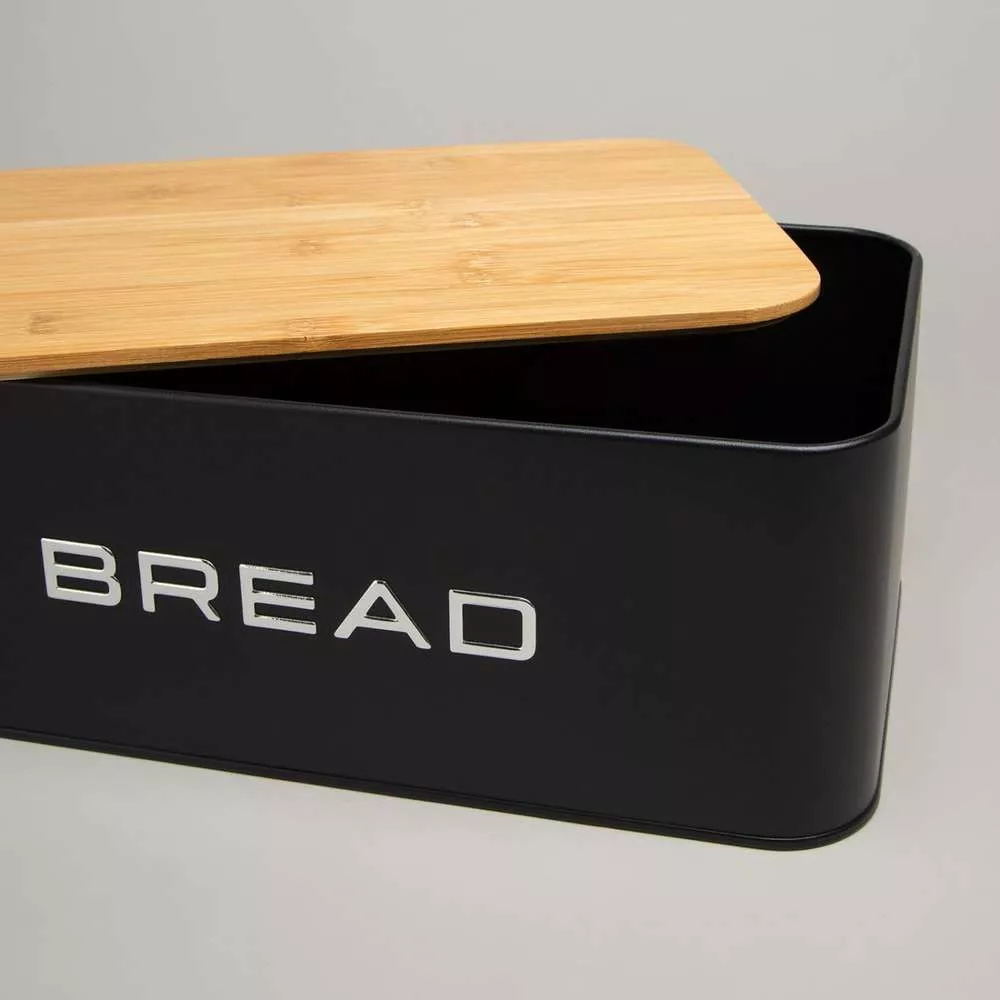 Хлебница BREAD черная