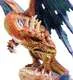 Статуэтка Дракон и воин - храбрость неуместна
