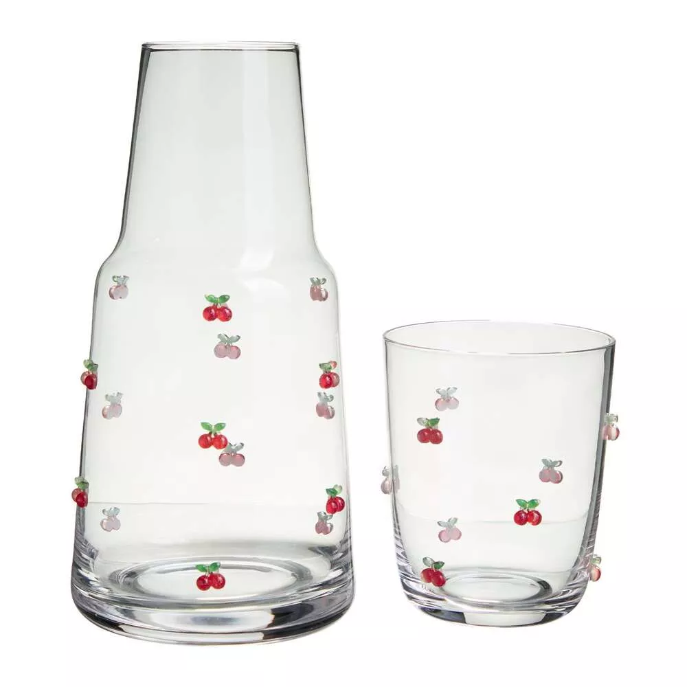 Графин с крышкой-стаканом Fruity Cherry