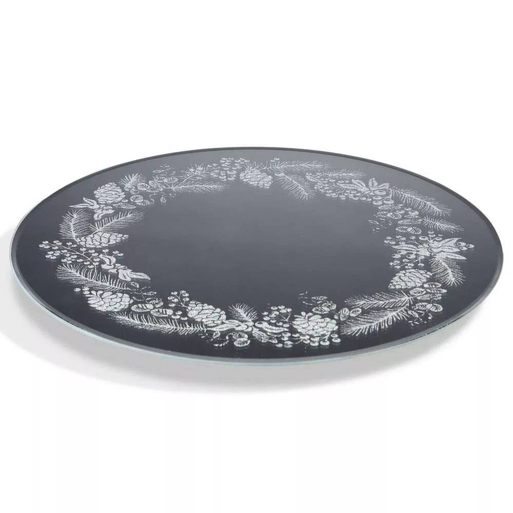 Тортовница вращающаяся Silver mirror