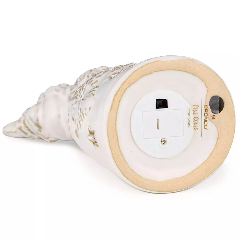 Фигурка Дед Мороз с led-подсветкой Pine cones