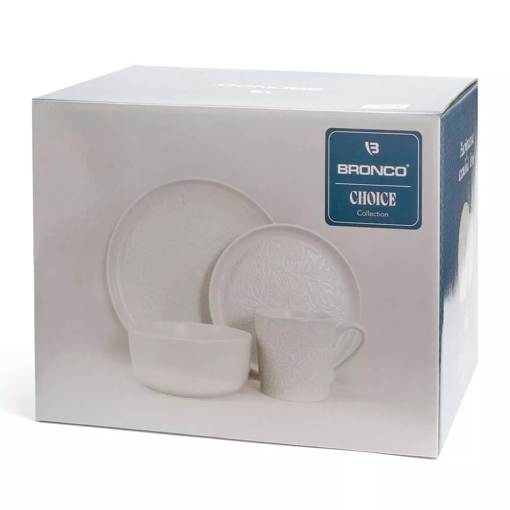 Набор посуды обеденный Choice white