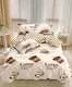 Комплект постельного белья Twill Latte 1,5 спальный наволочки 70x70