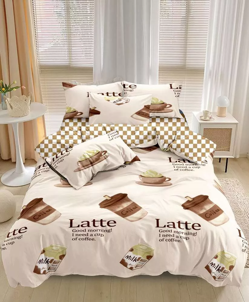 Комплект постельного белья Twill Latte 1,5 спальный наволочки 70x70