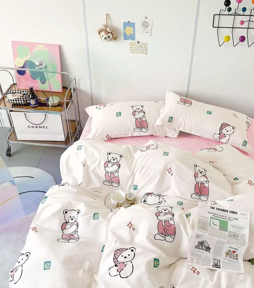 Комплект постельного белья Bear Twill 1,5 спальный наволочки 50x70