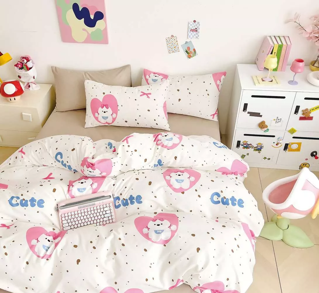 Постельное белье CUTE Novella 1,5-спальный наволочки 70x70
