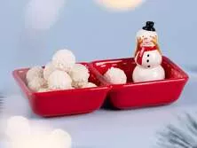Менажница Christmas Gift Сеговик красная