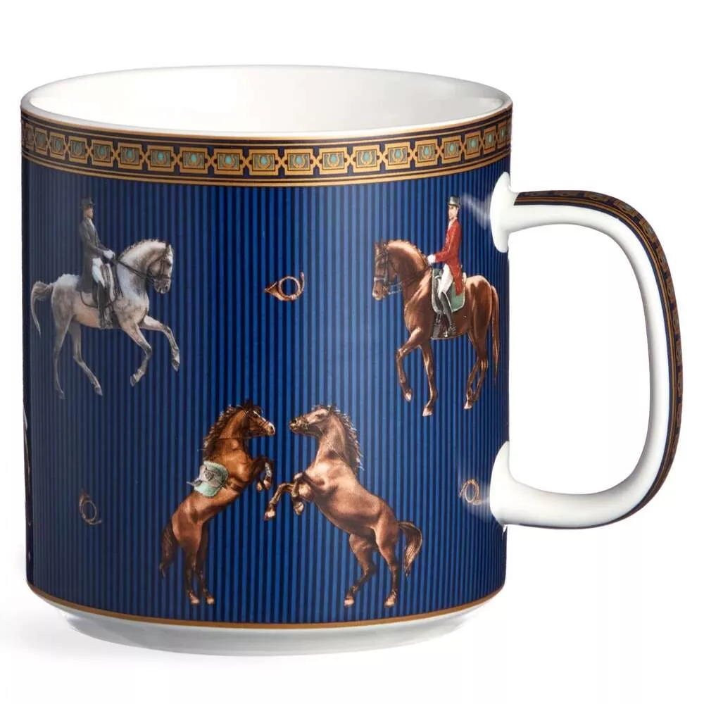 Кружка Horse Club синяя