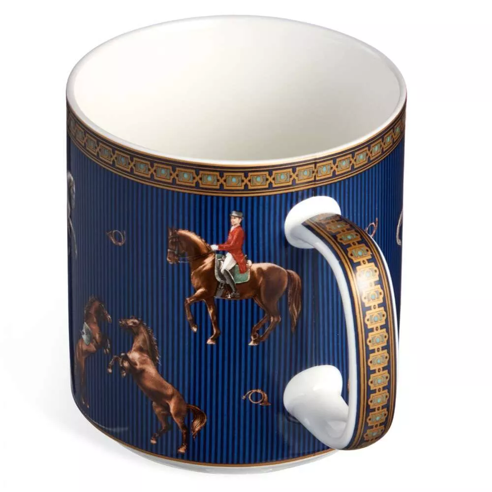 Кружка Horse Club синяя