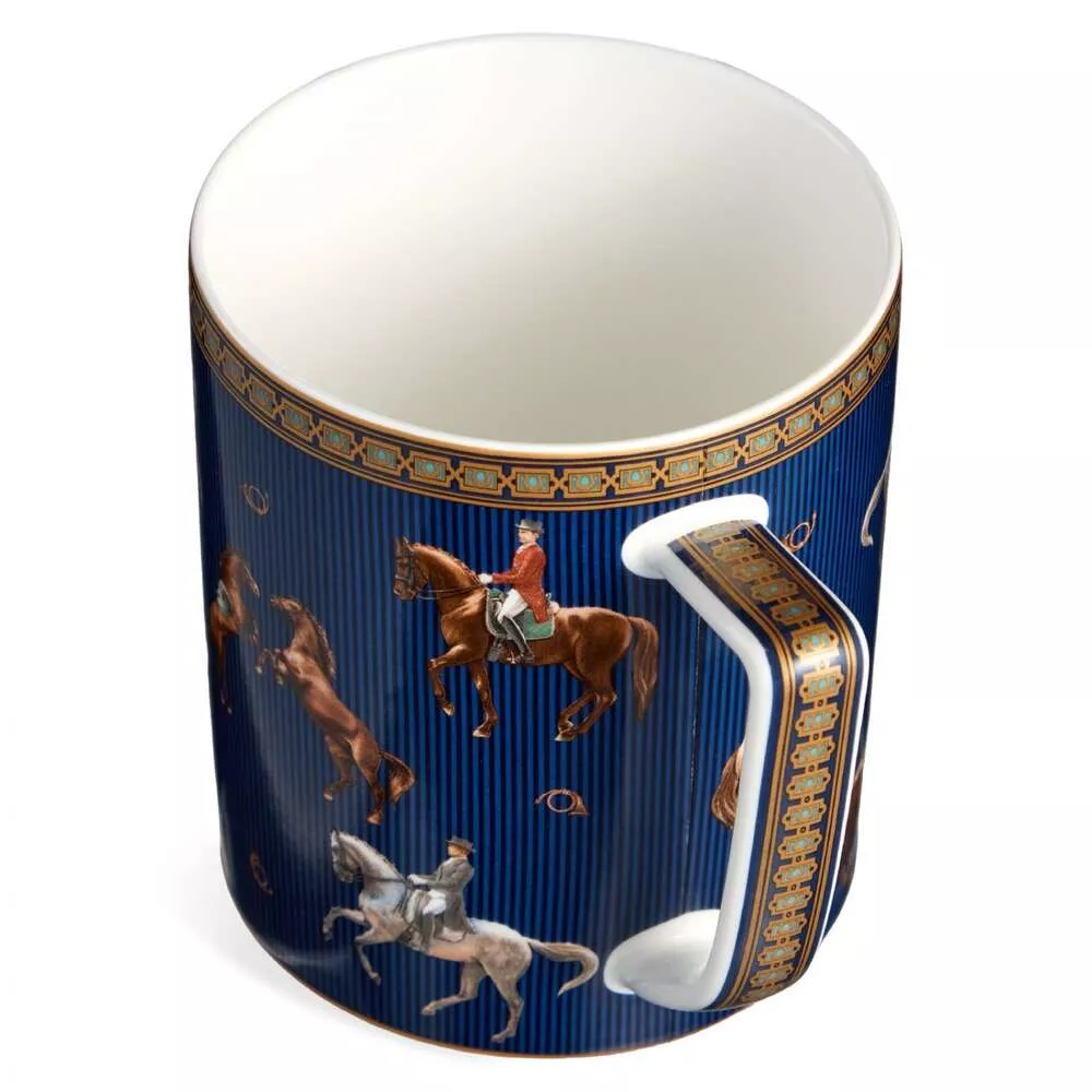 Кружка Horse Club синяя большая