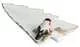 Блюдо сервировочное в форме елки Снегирь