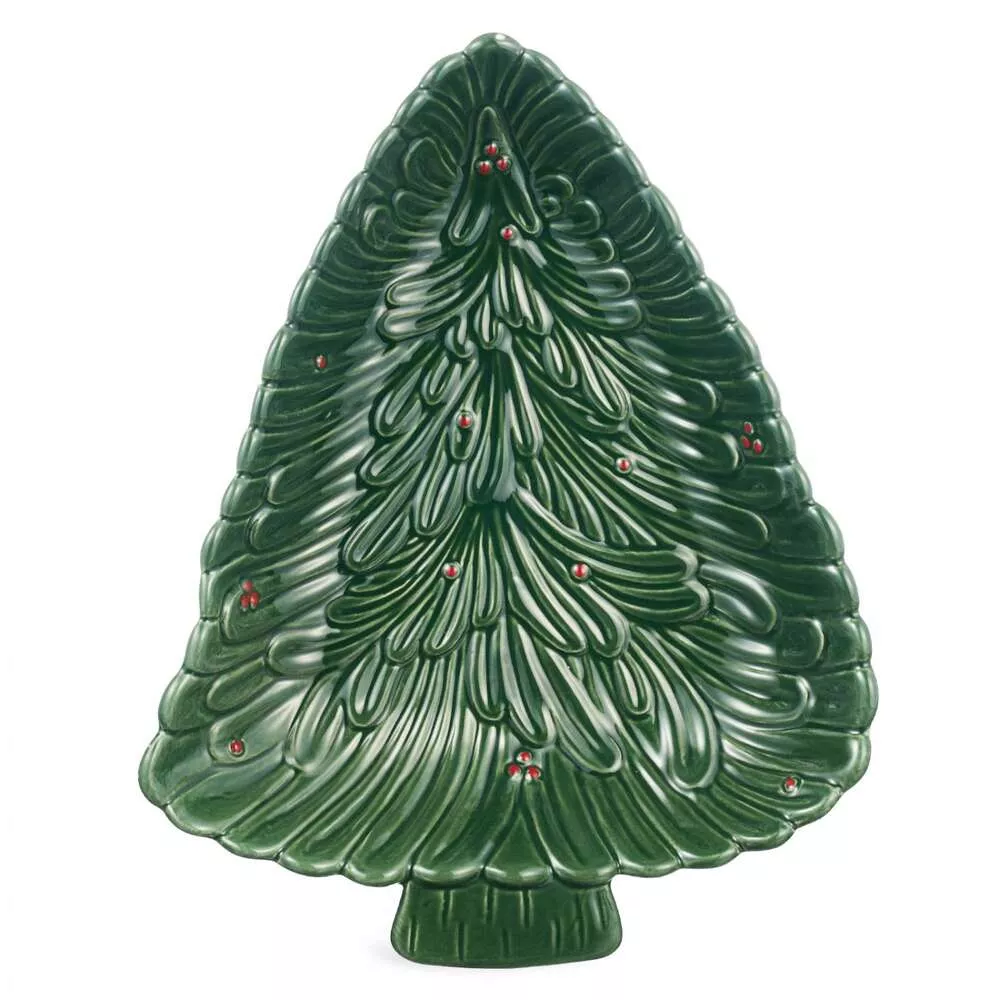 Блюдо сервировочное в форме елки Green Pine глубокое 