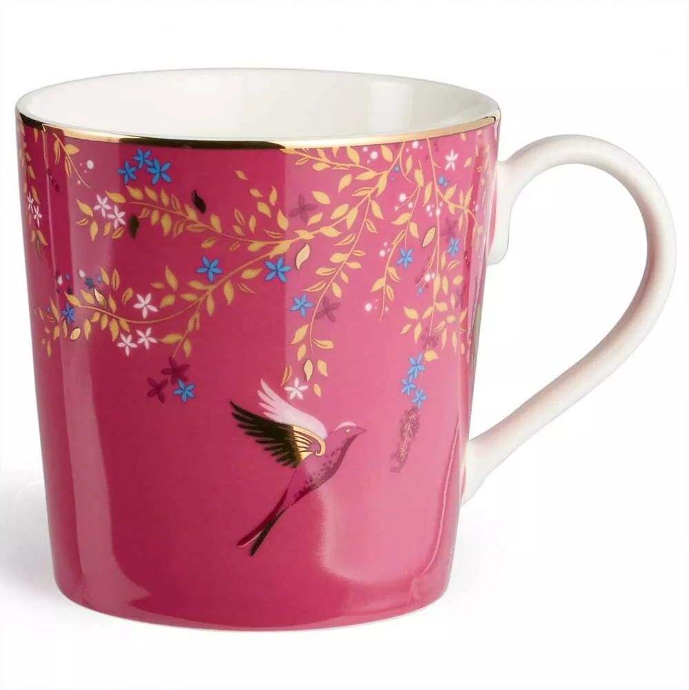 Кружка Golden Birds розовая