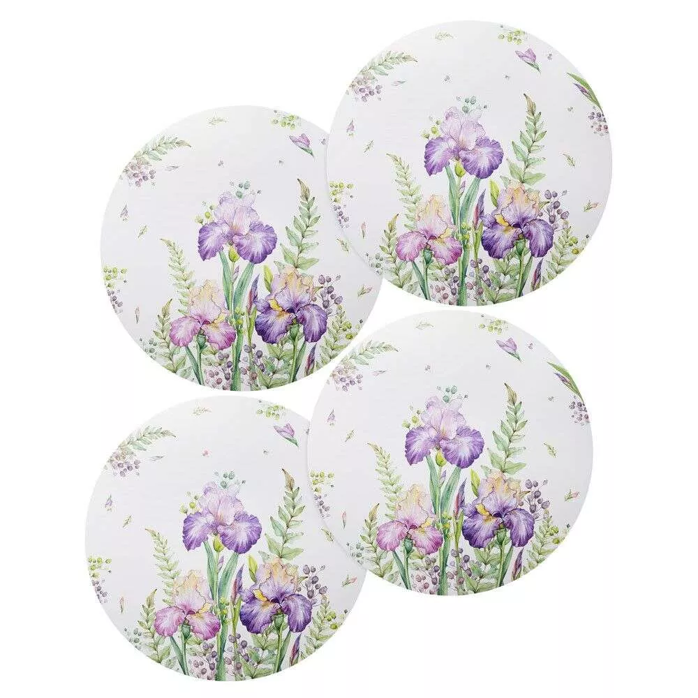 Набор из 4-х подстановочных салфеток Irises