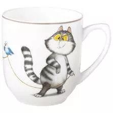 Кружка с котиком Счастье Есть
