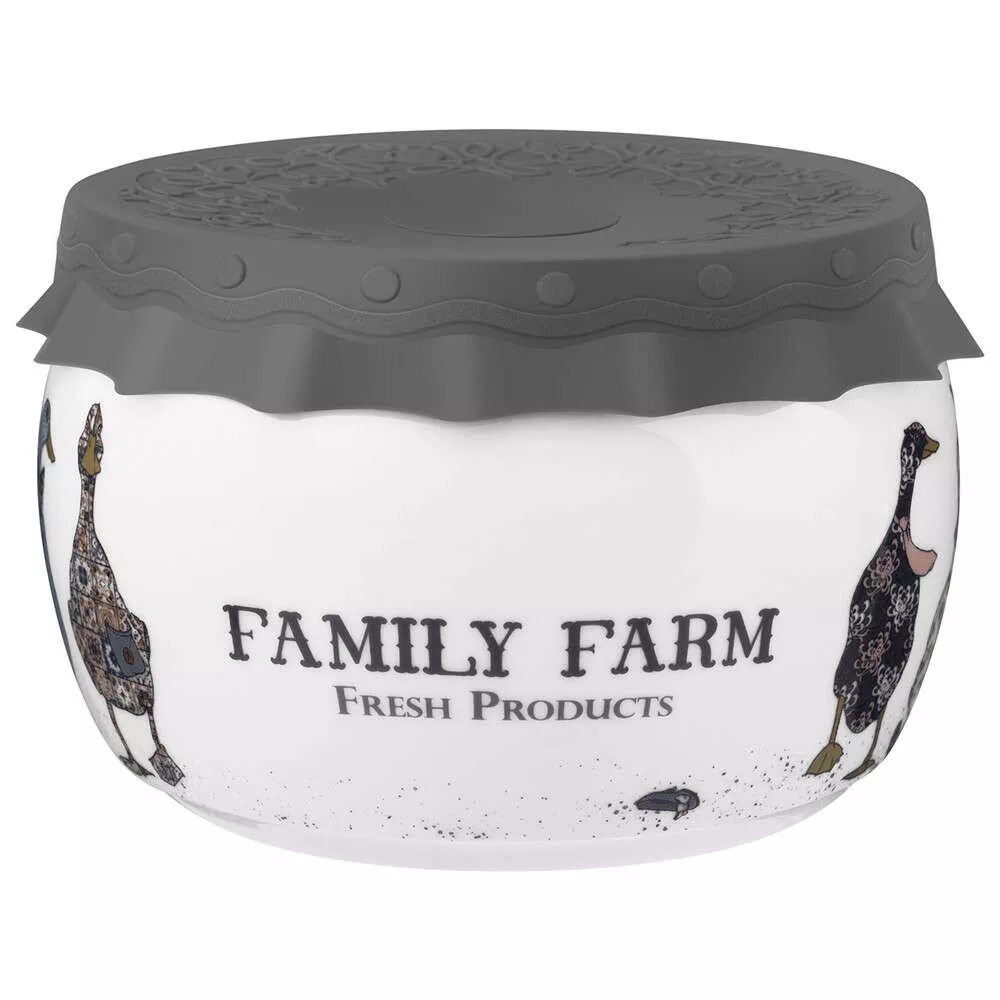 Банка с силиконовой крышкой  Family Farm 500 мл
