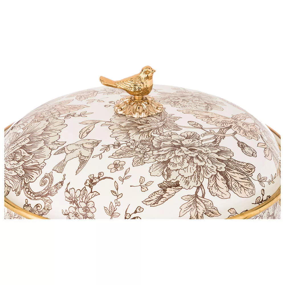 Кастрюля эмалированная с крышкой Royal Garden 3,8 л