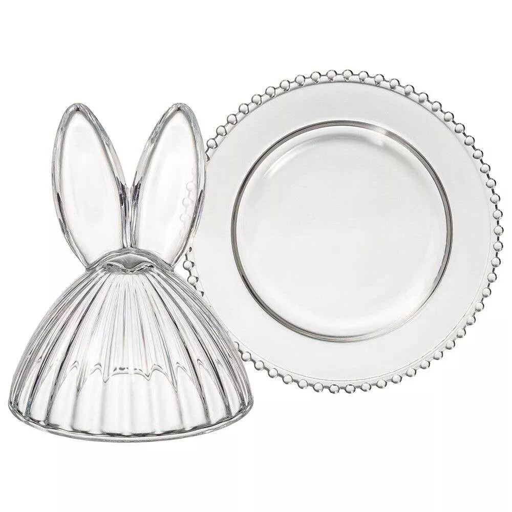 Блюдо сервировочное с крышкой Rabbit Family
