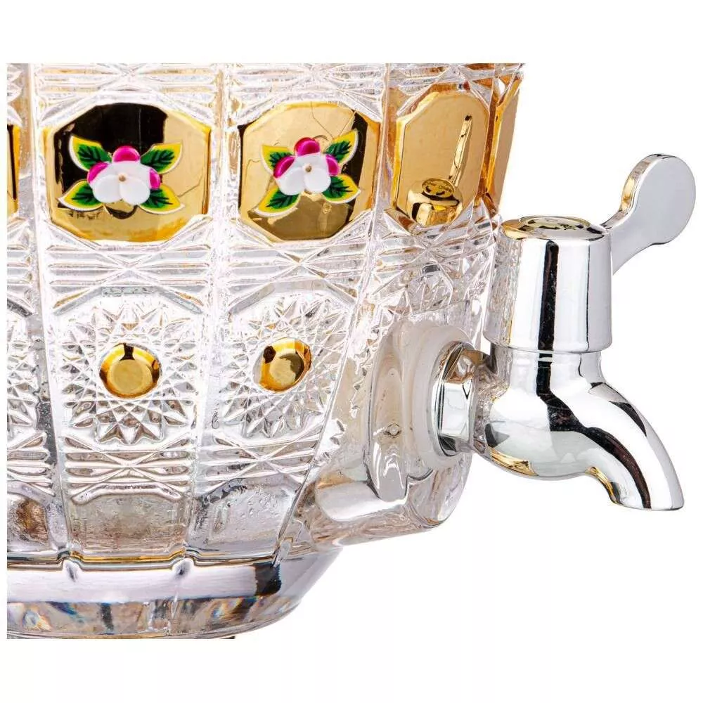 Диспенсер для напитков Лимонадница Gold Glass