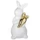 Фигурка Белый кролик с морковкой White & Gold