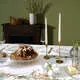 Скатерть прямоугольная Sense зеленая большая