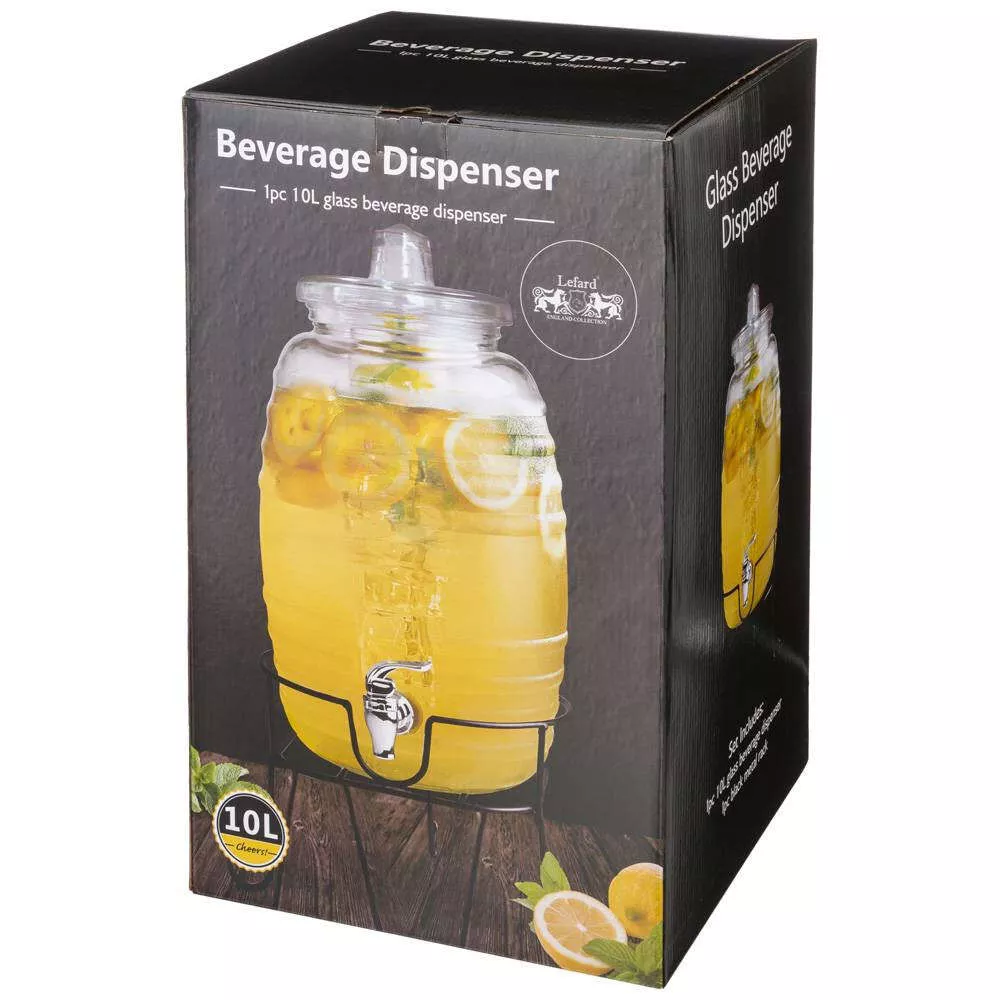 Диспенсер для напитков большой на подставке Beverage Dispenser 10 л