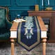 Дорожка Листья Морриса Green Stripe твил c пропиткой