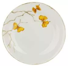 Тарелка плоская Butterfly Ginkgo Gold фарфор