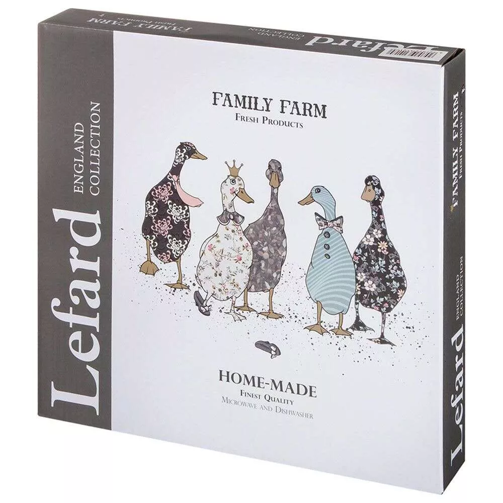 Менажница Family Farm 4 секции с деревянной подставкой для шпажек