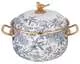 Кастрюля эмалированная с крышкой Royal Garden blue 2,8л