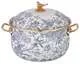 Кастрюля эмалированная с крышкой Royal Garden blue 4,8л