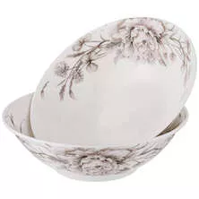 Набор из 2 салатников White Flower