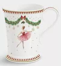 Кружка белая Щелкунчик и фея Magie de Noel