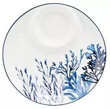 Блюдо круглое Синие кораллы Blue Coral