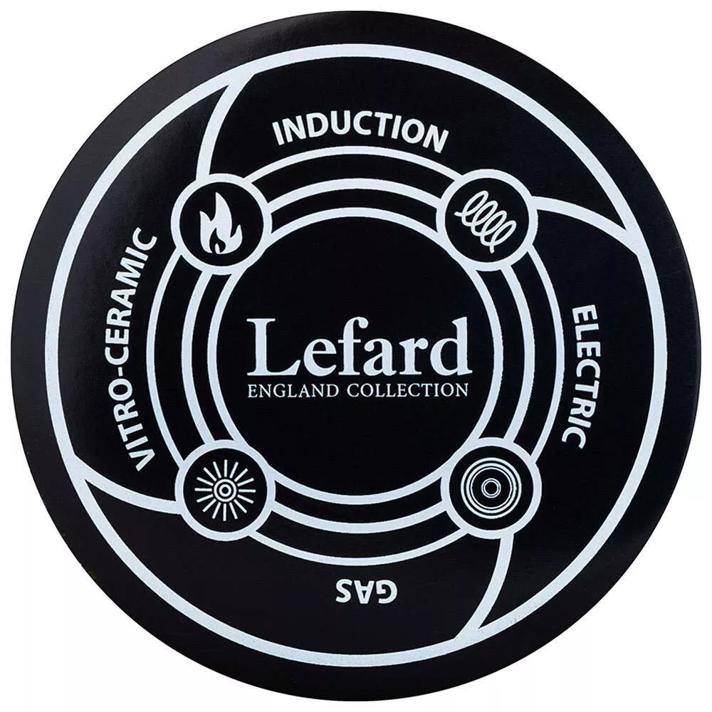 Кастрюля эмалированная с крышкой Ирисы индукция (серия Irises) 3,8л