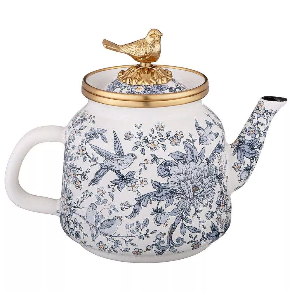 Чайник эмалированныйRoyal Garden Blue (индукция) 1,0л